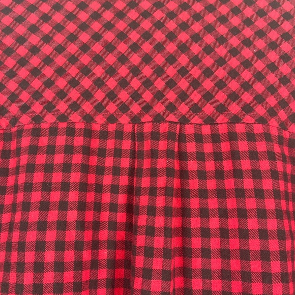 J.Crew Women’s Red Black Check Plaid Flannel Shirt Size 4 Long Sleeve Soft - Picture 11 of 12